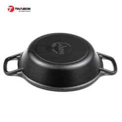 Chảo gang Lodge L5RPL3 20cm lòng sâu hai tay cầm - Ảnh 4
