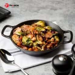 chảo gang lodge 20cm L5RPL3 lòng sâu hai tay cầm 6