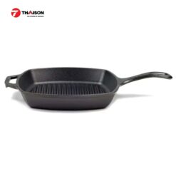 chảo gang nướng lodge L8SGP3 hình vuông 5
