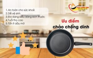 Nên mua chảo chống dính hay chảo vân đá