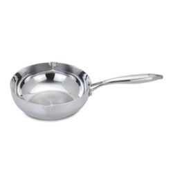 Chảo Inox Kalpen 3 lớp liền khối 20/24/26/28cm 1 chao inox 3lop lien khoi mieng rot kalpen zenger 2 1