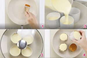 Các bước làm bánh bông lan bằng chảo chống dính tại nhà