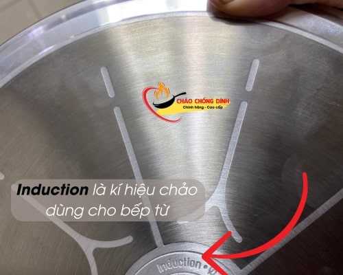 kí hiệu chảo dùng cho bếp từ-min