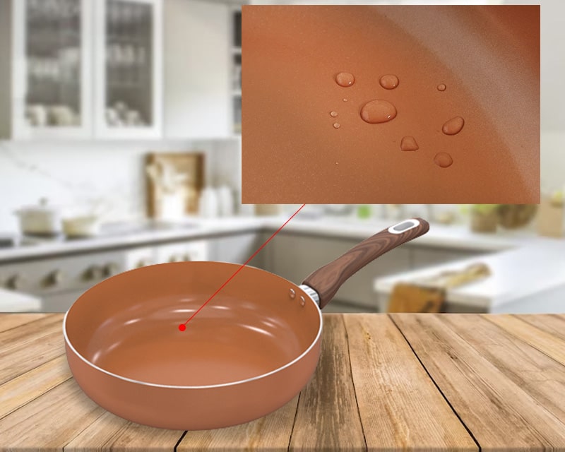 Lớp chống dính của chảo là chất gì? Ceramic